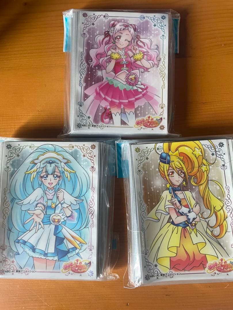 HUGっと！プリキュア　スリーブ　3点