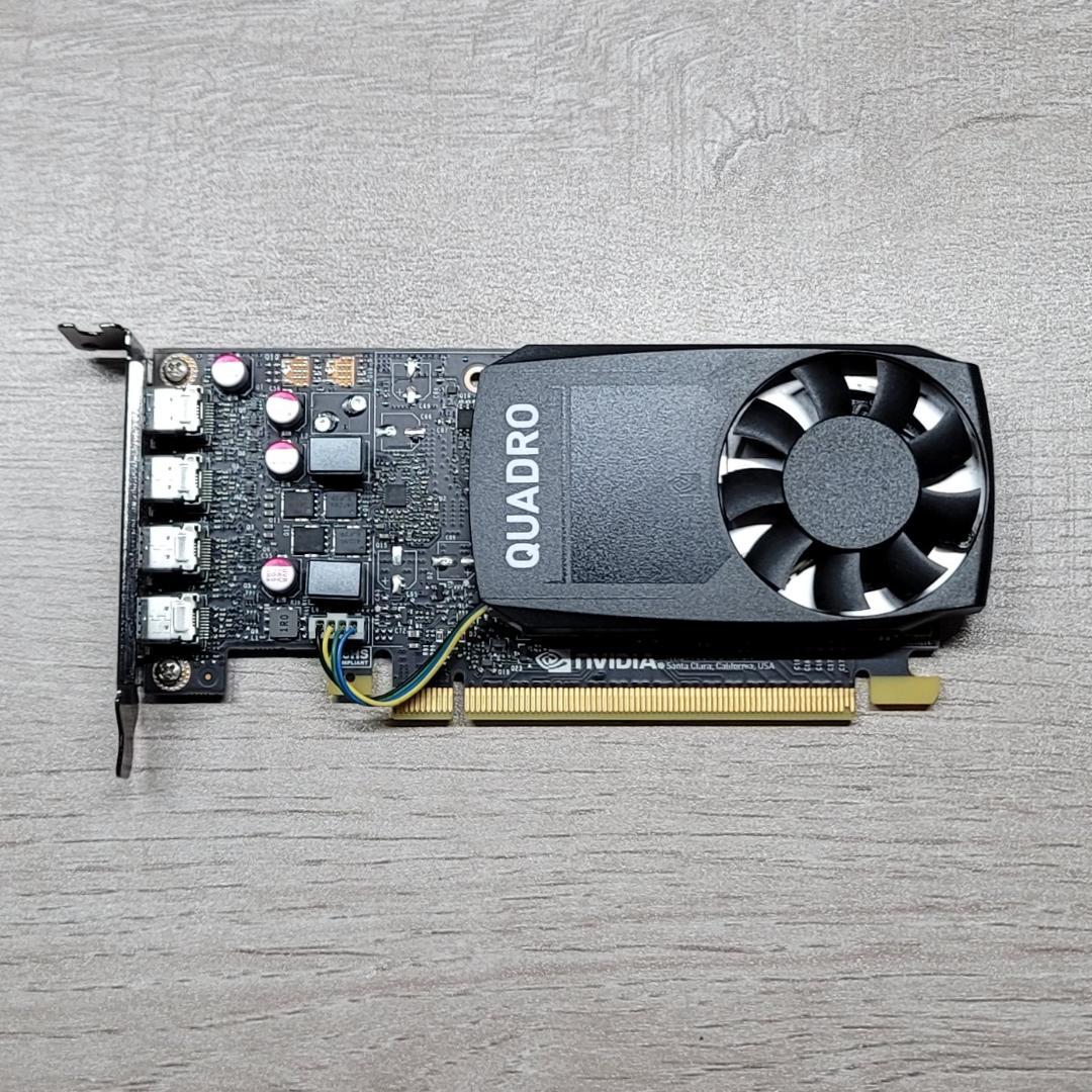 NVIDIA Quadro P1000 グラフィックボード（ロープロファイル）