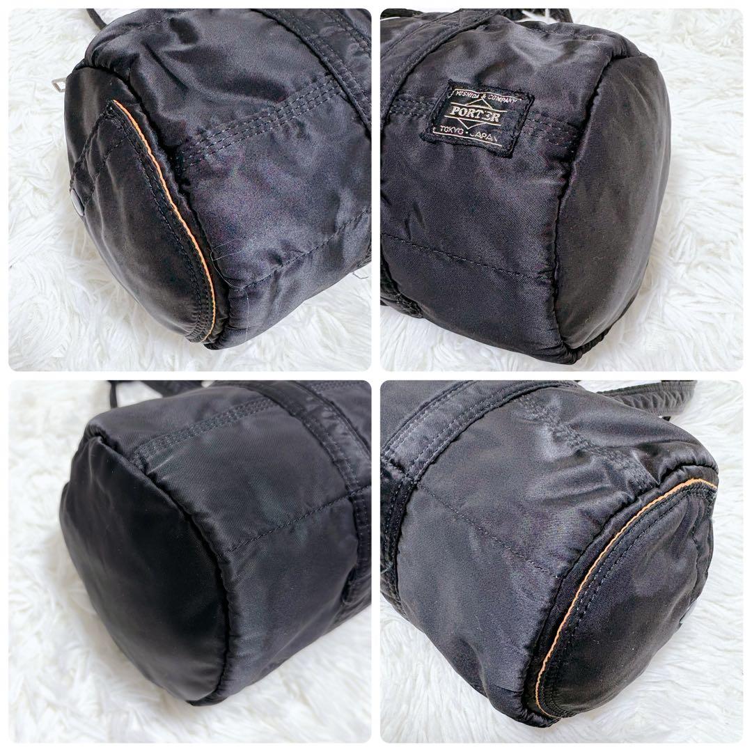 ✨廃盤品✨PORTER ポーター タンカー ミニボストン ドラムバッグ ブラック