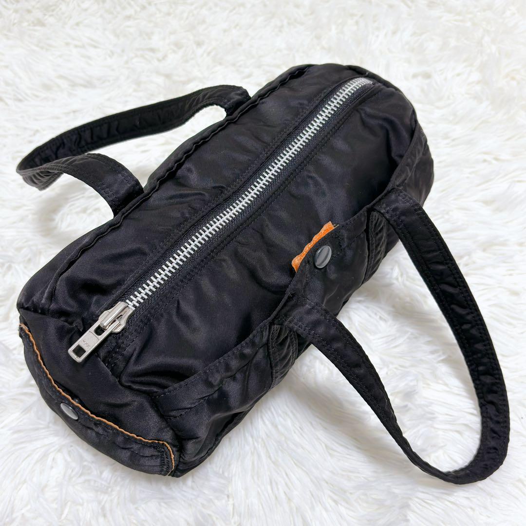 ✨廃盤品✨PORTER ポーター タンカー ミニボストン ドラムバッグ ブラック