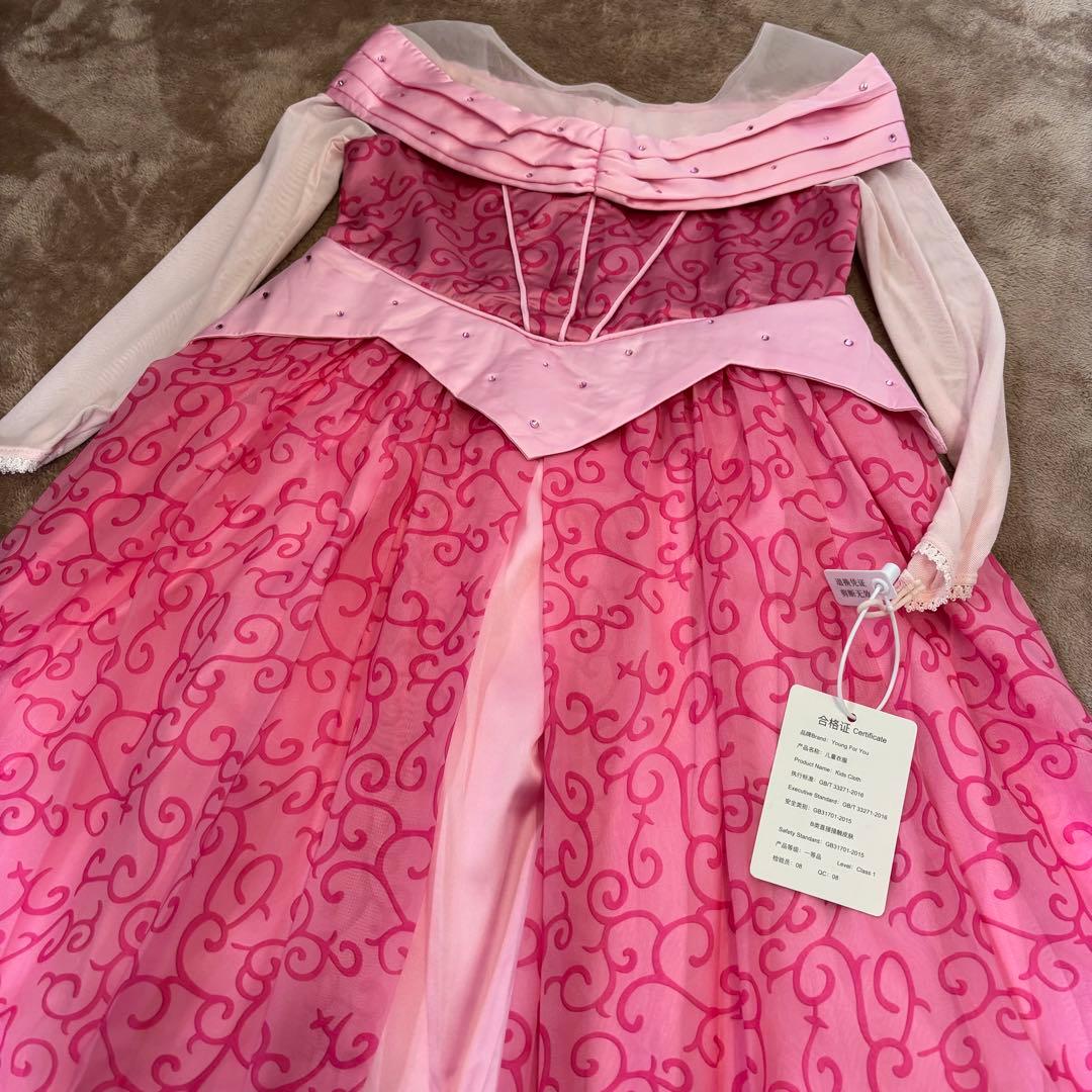 【新品タグ付き】オーロラ姫 ドレス 120cm グリーティング風