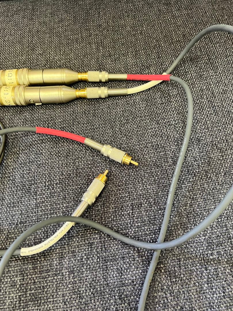 廃盤品 ノイマン XLR変換ケーブル RCA/3.5mm分岐 希少オーディオ