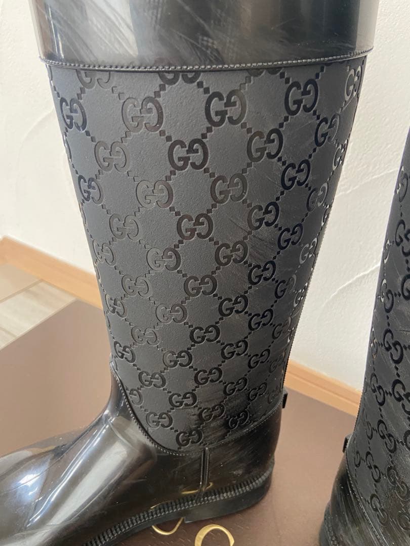 週末限定価格GUCCI グッチ レインブーツ