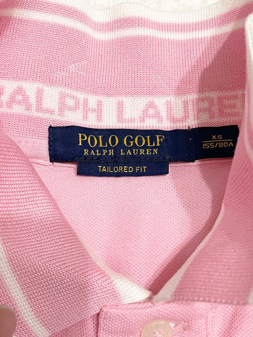 Polo Golf Ralph Lauren ピンク長袖ポロシャツ XS