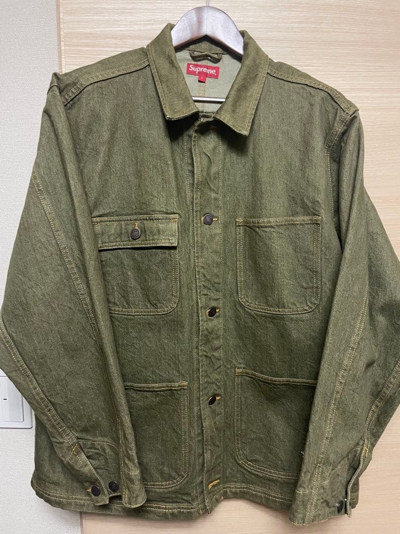 た*か様 Supreme Denim Chore Coat Olive