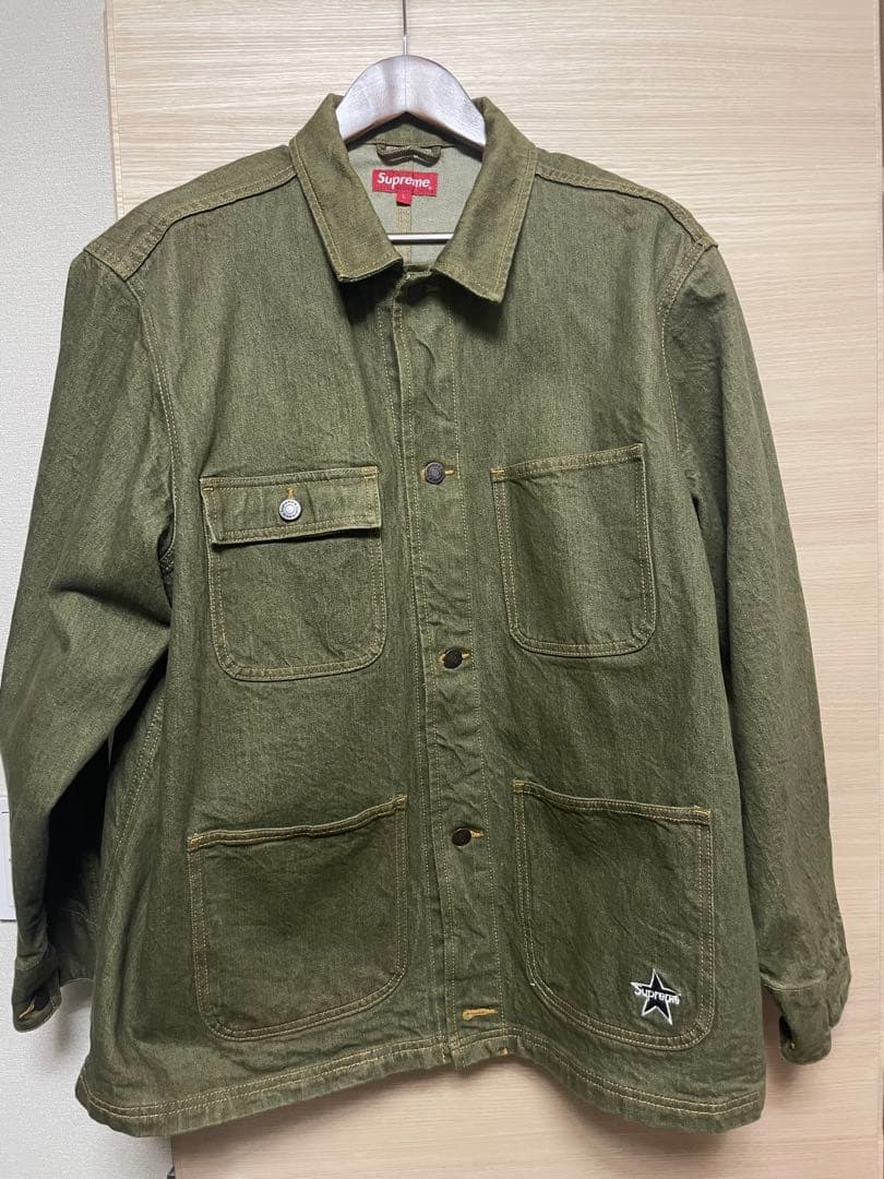 た*か様 Supreme Denim Chore Coat Olive