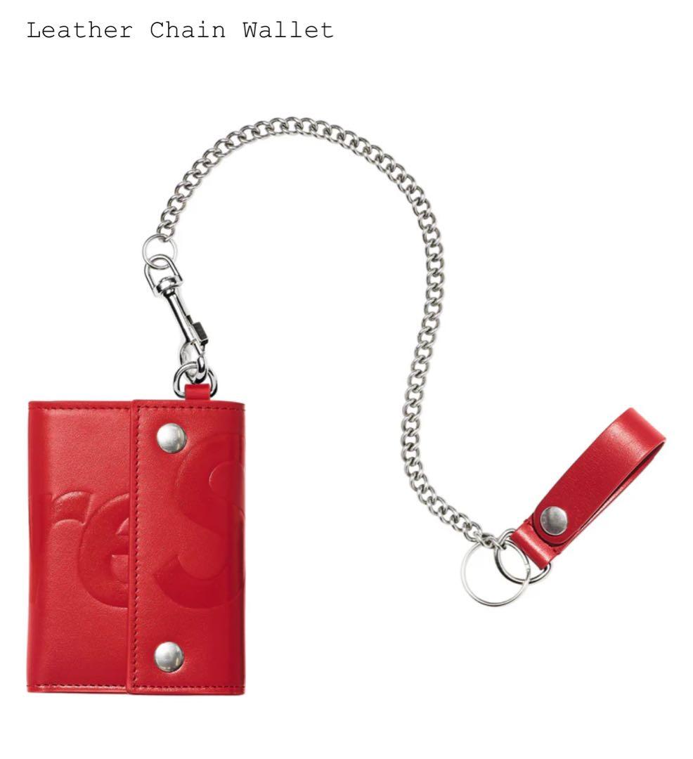 新品未使用品☆supreme Leather Chain Wallet