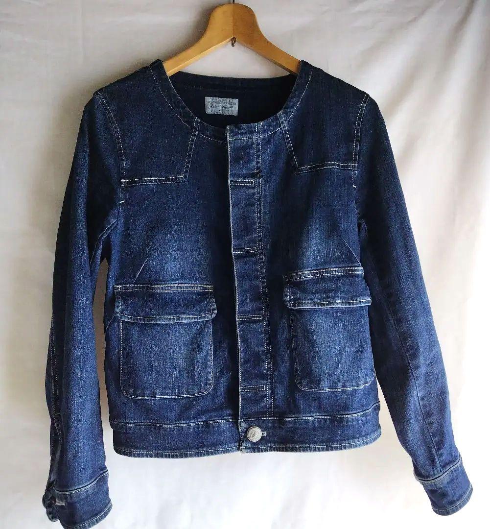 グラン山貴のデニム春アウタージャケットRespec Demim