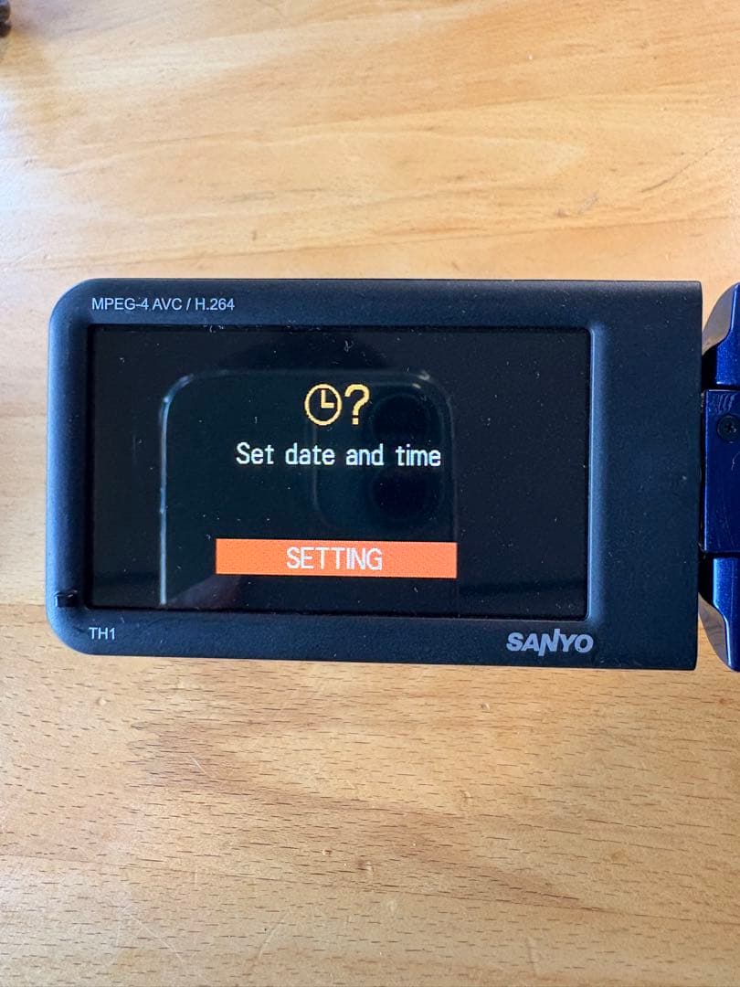 SANYO デジタルムービーカメラ　品番 VPC-CG9 Xacti