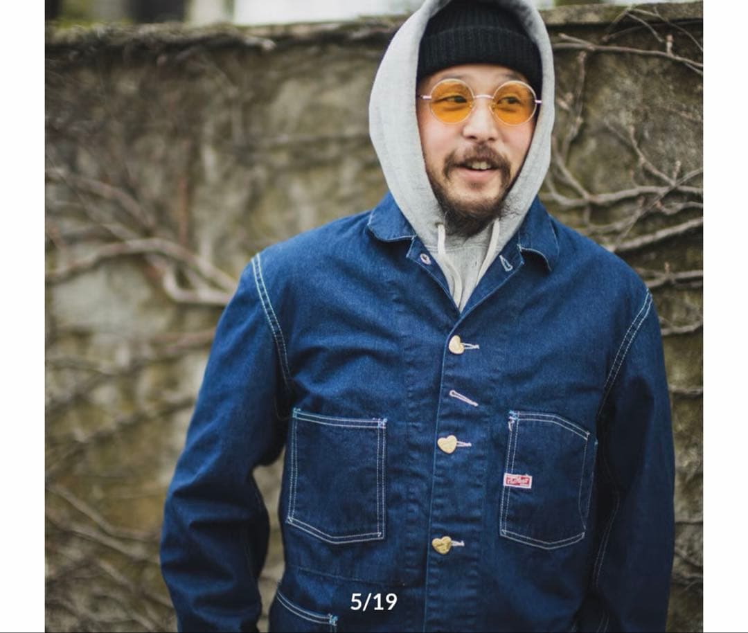 u*c様 tcbジーンズ ハートボタン　カバーオール