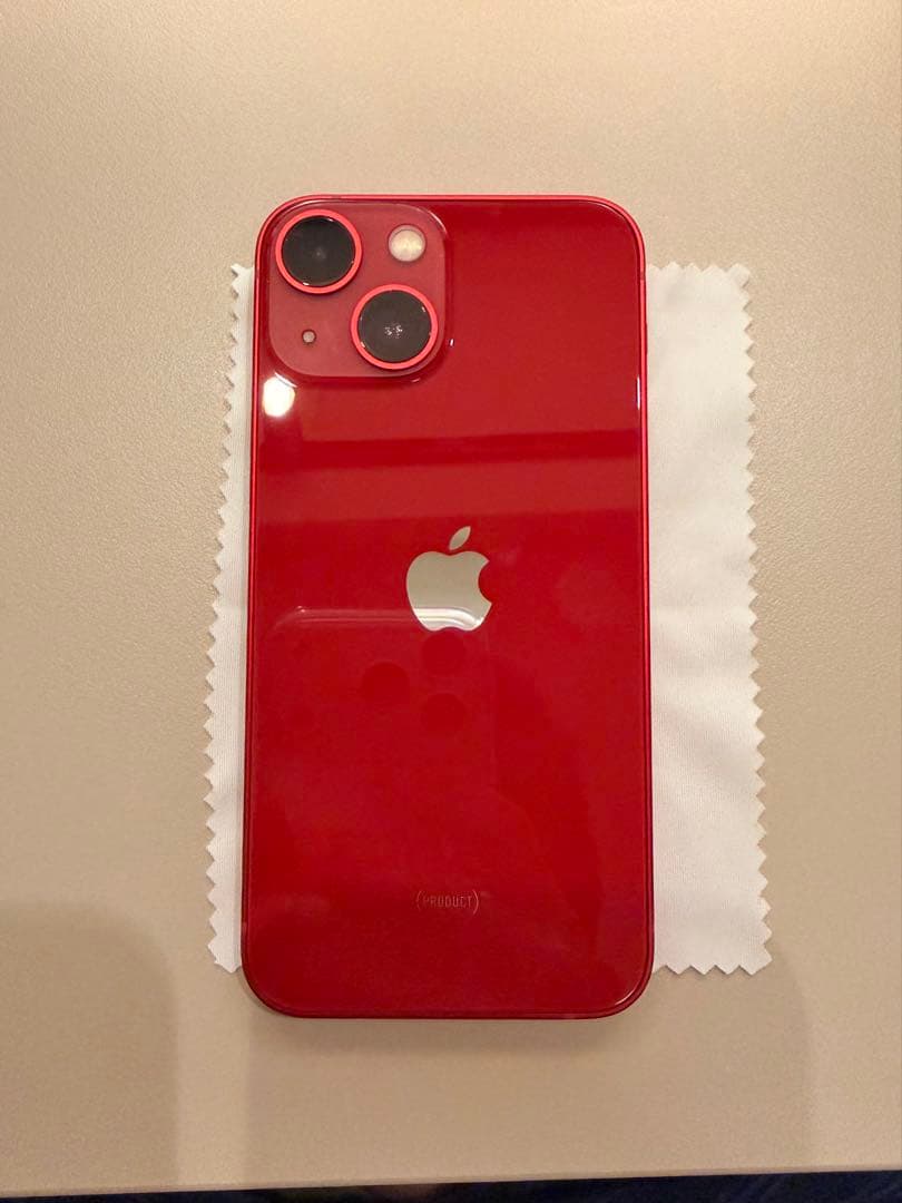 【極美品】iPhone 13 mini 256GB RED SIMフリー