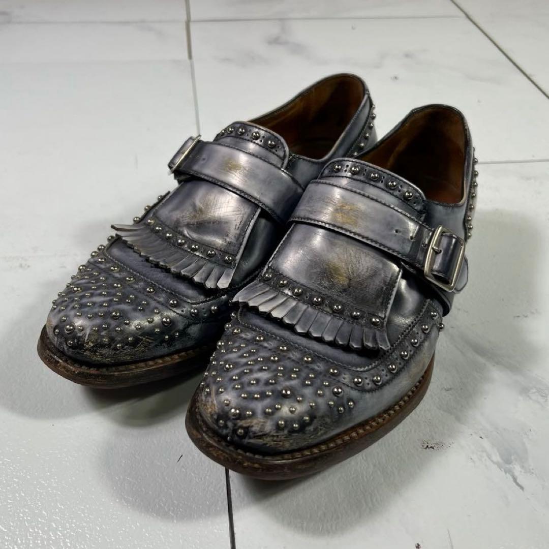 Church's シャンガイ SHANGHAI ヴィンテージ加工 スタッズ