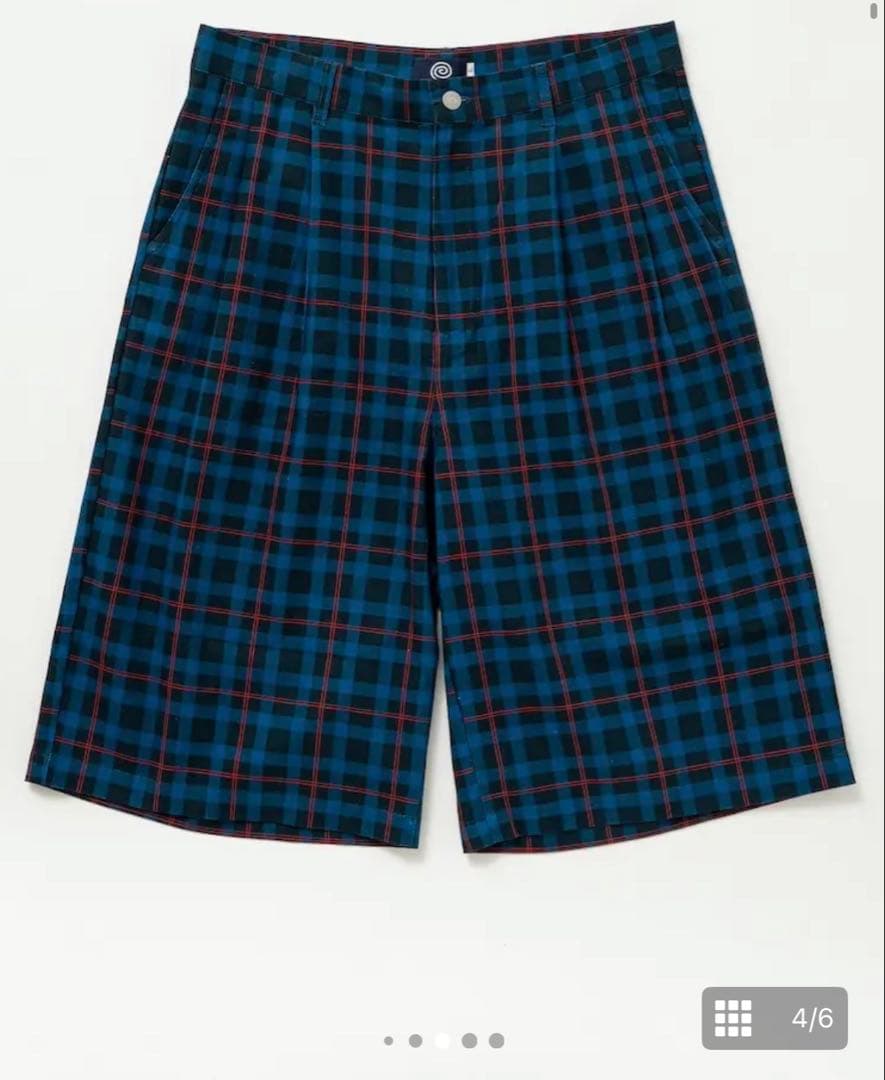 パンツ SOL. soonerorlater Checked Baggy Shorts