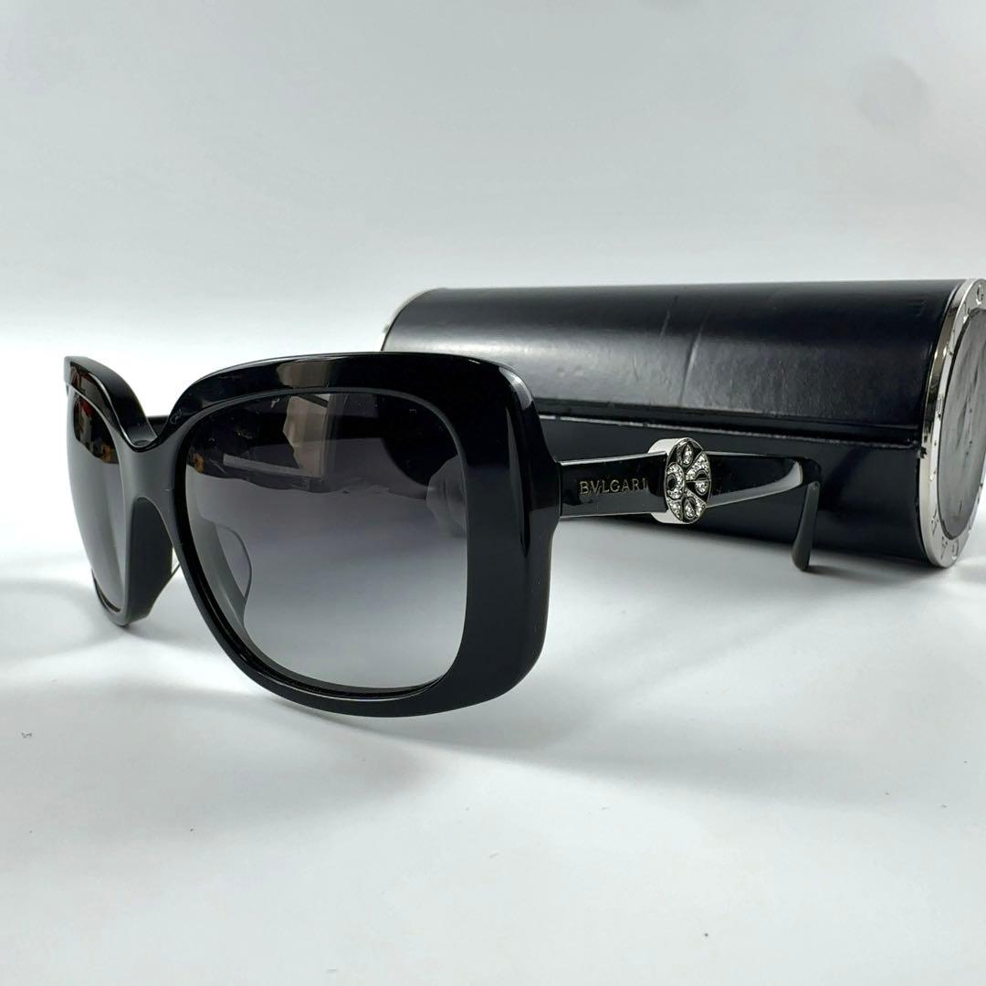 【極美品】ブルガリ サングラス 8164-BF ブラック