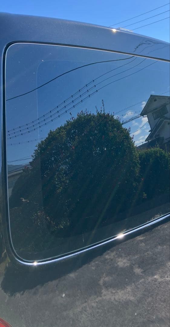 J*9様 200系ハイエース社外リアガラス　グリーンガラス　傷なし　熱線なし　ワ