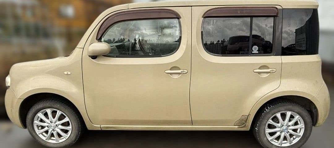 水野ヒロ　キューブ　Z12　リアドア　左　クラフトダンボールメタリック