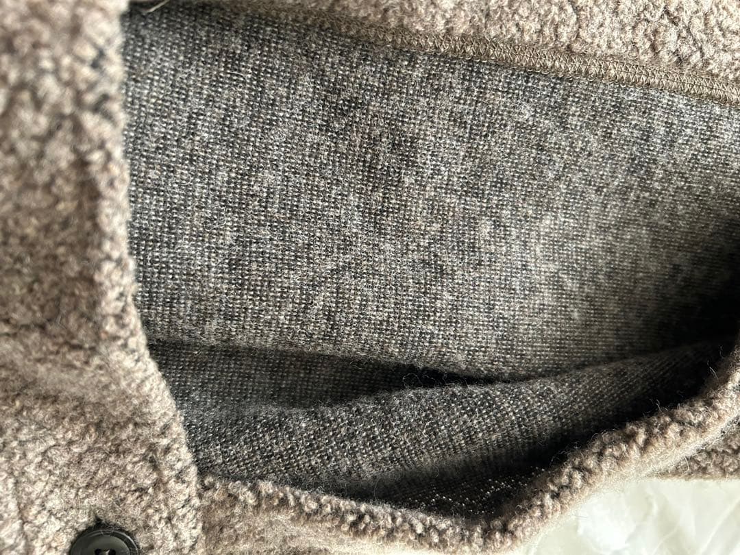 tumugu ツムグシープパイルウールベスト