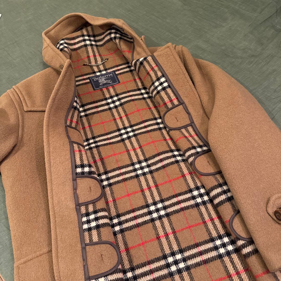 BURBERRYバーバリー 英国製 ダッフルコート ノバチェック サイズXL相当