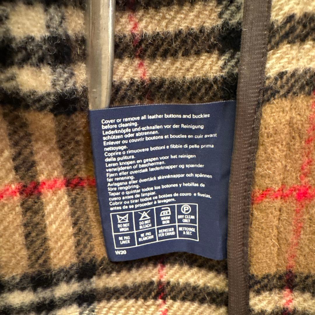 BURBERRYバーバリー 英国製 ダッフルコート ノバチェック サイズXL相当