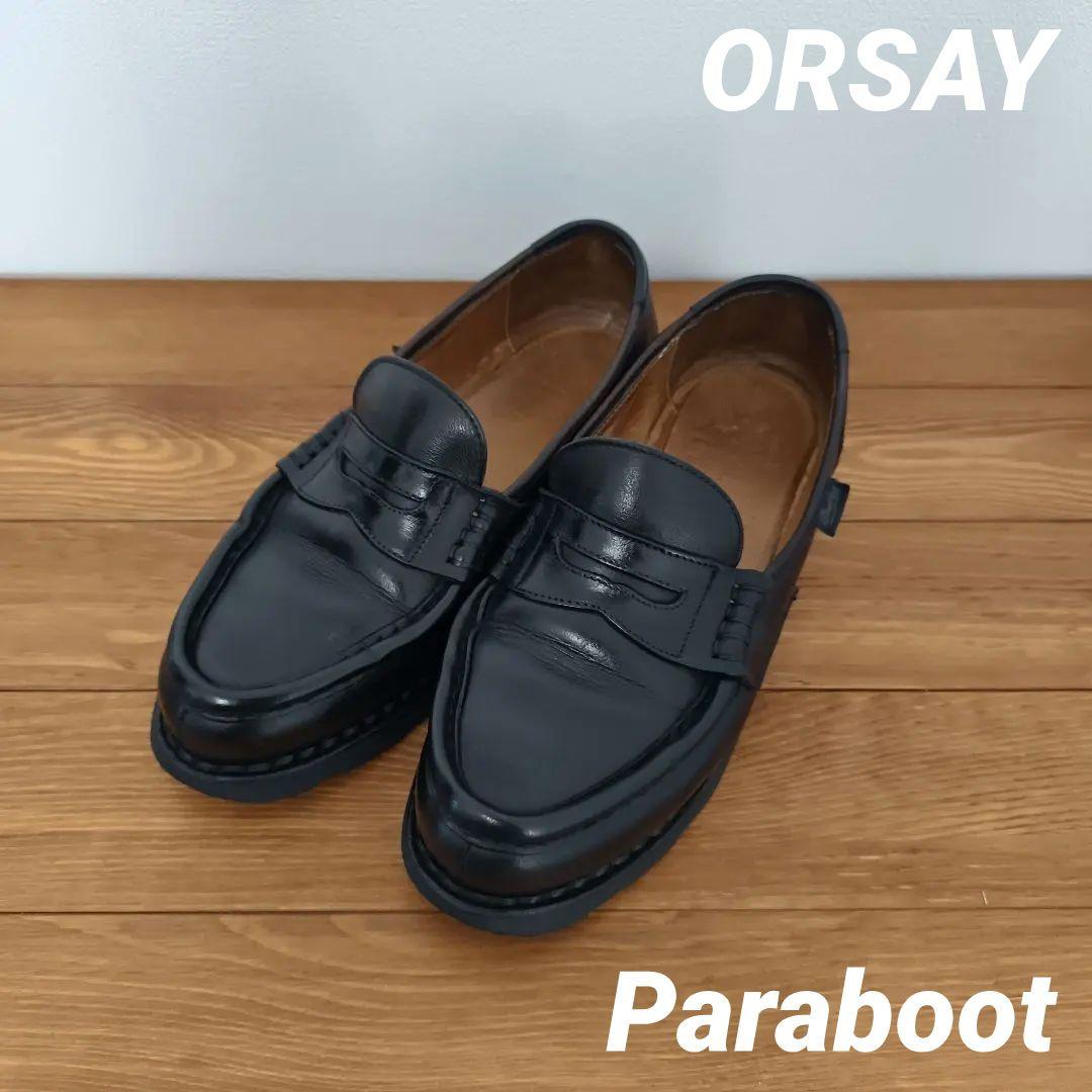 【即日発送】★パラブーツ オルセー 4 ネイビー★ソール・内側正規修理済