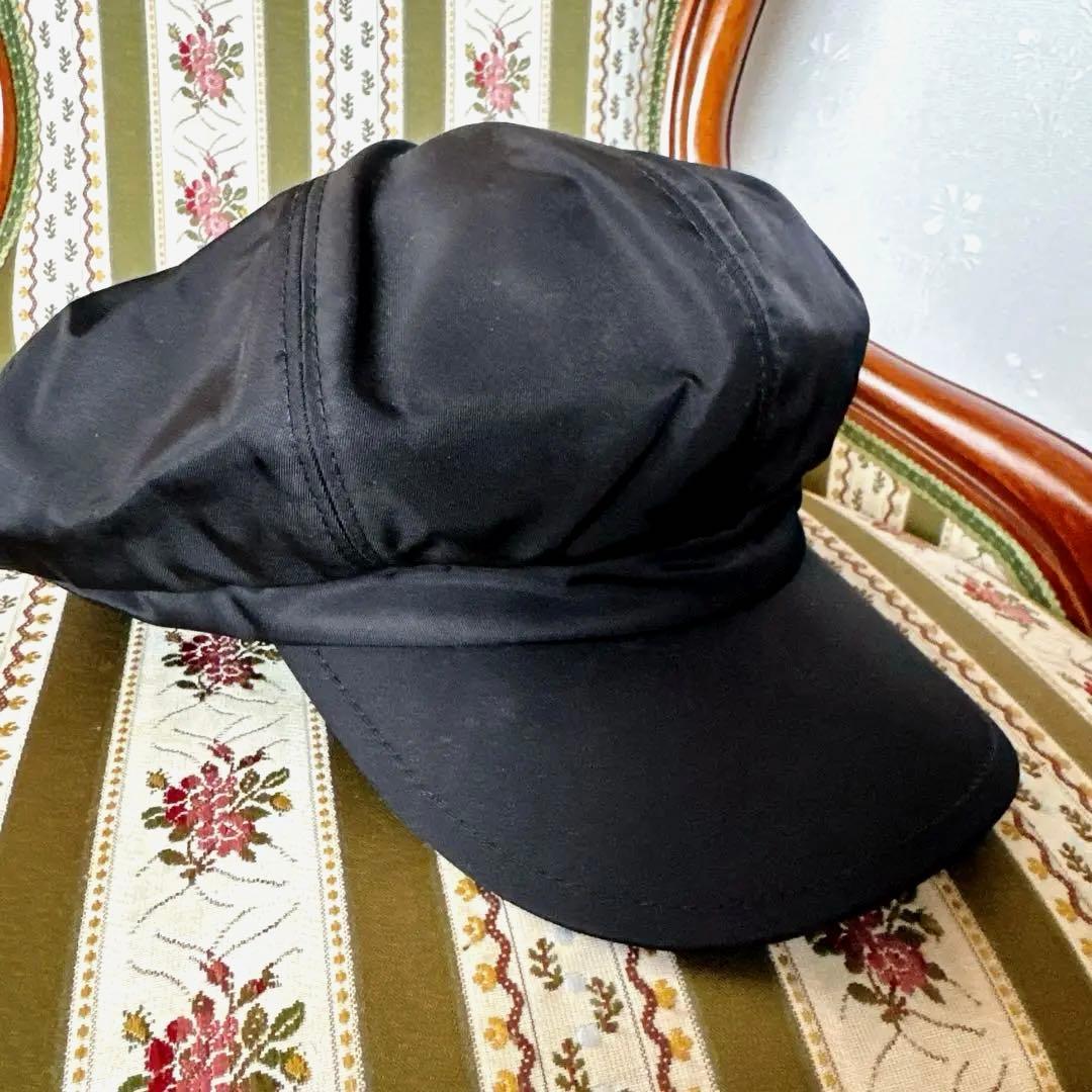 プラダ キャスケット　ブラック　ハット　帽子　ハンチング　XL
