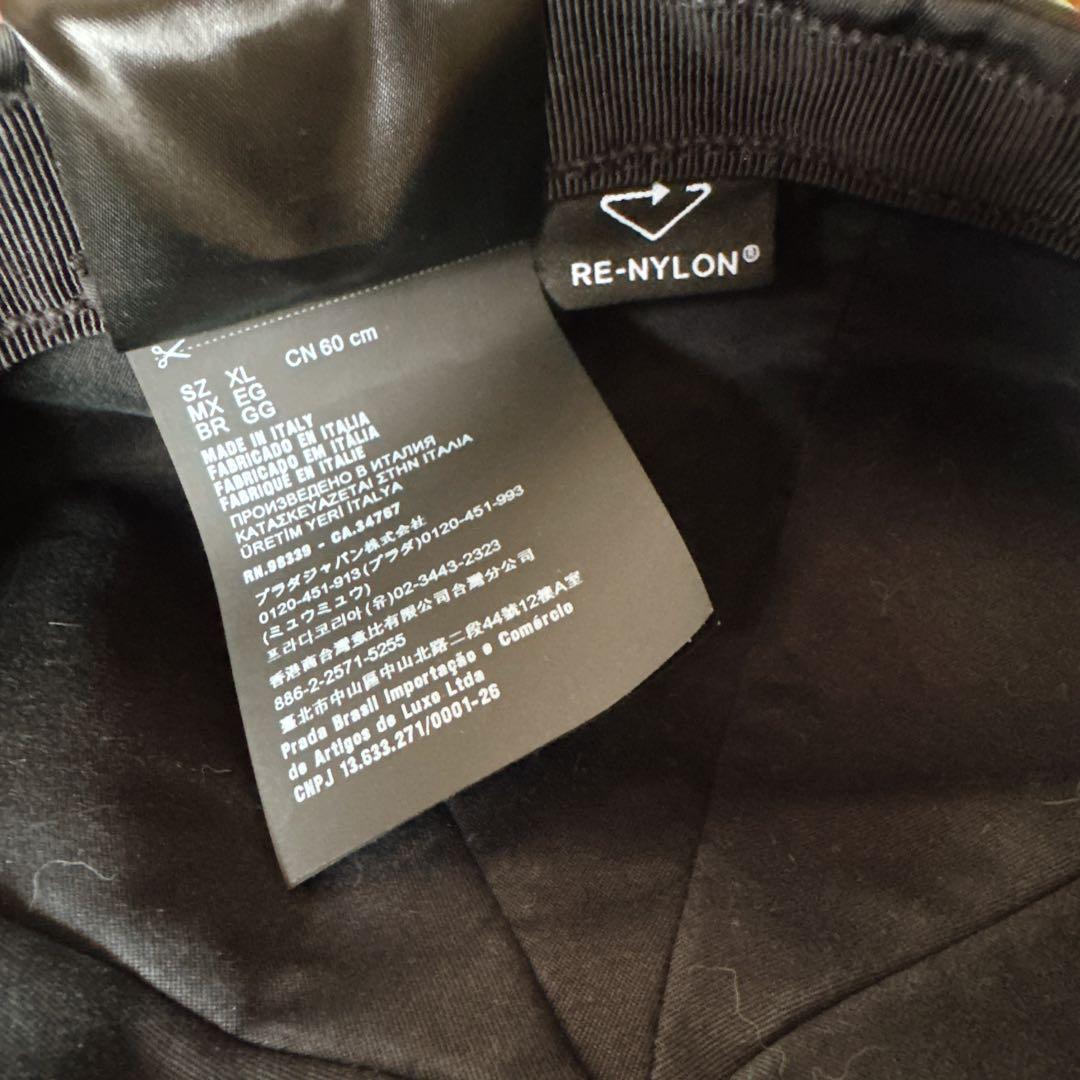 プラダ キャスケット　ブラック　ハット　帽子　ハンチング　XL