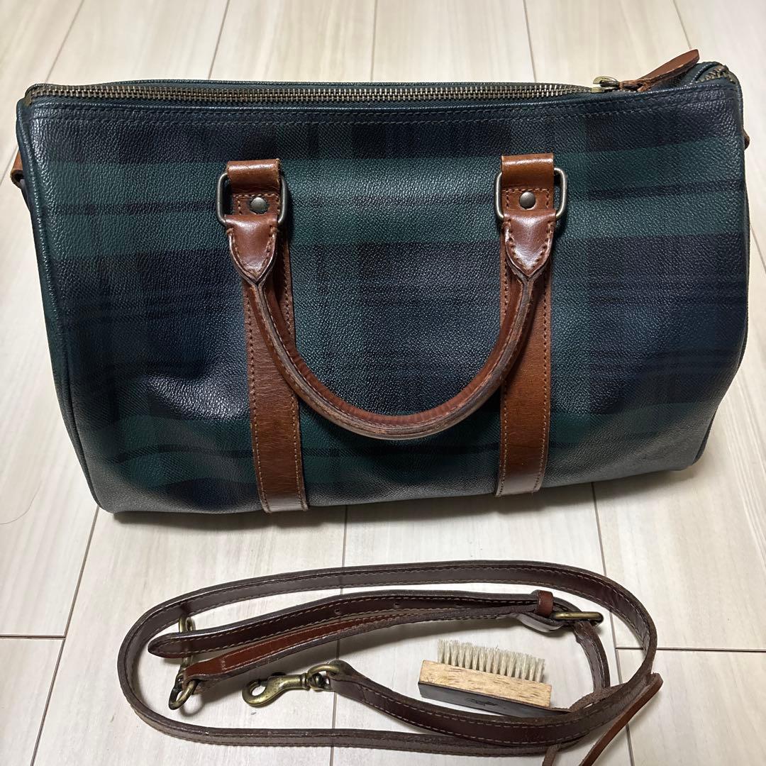 Ralph Lauren ボストンバッグ ダークグリーン