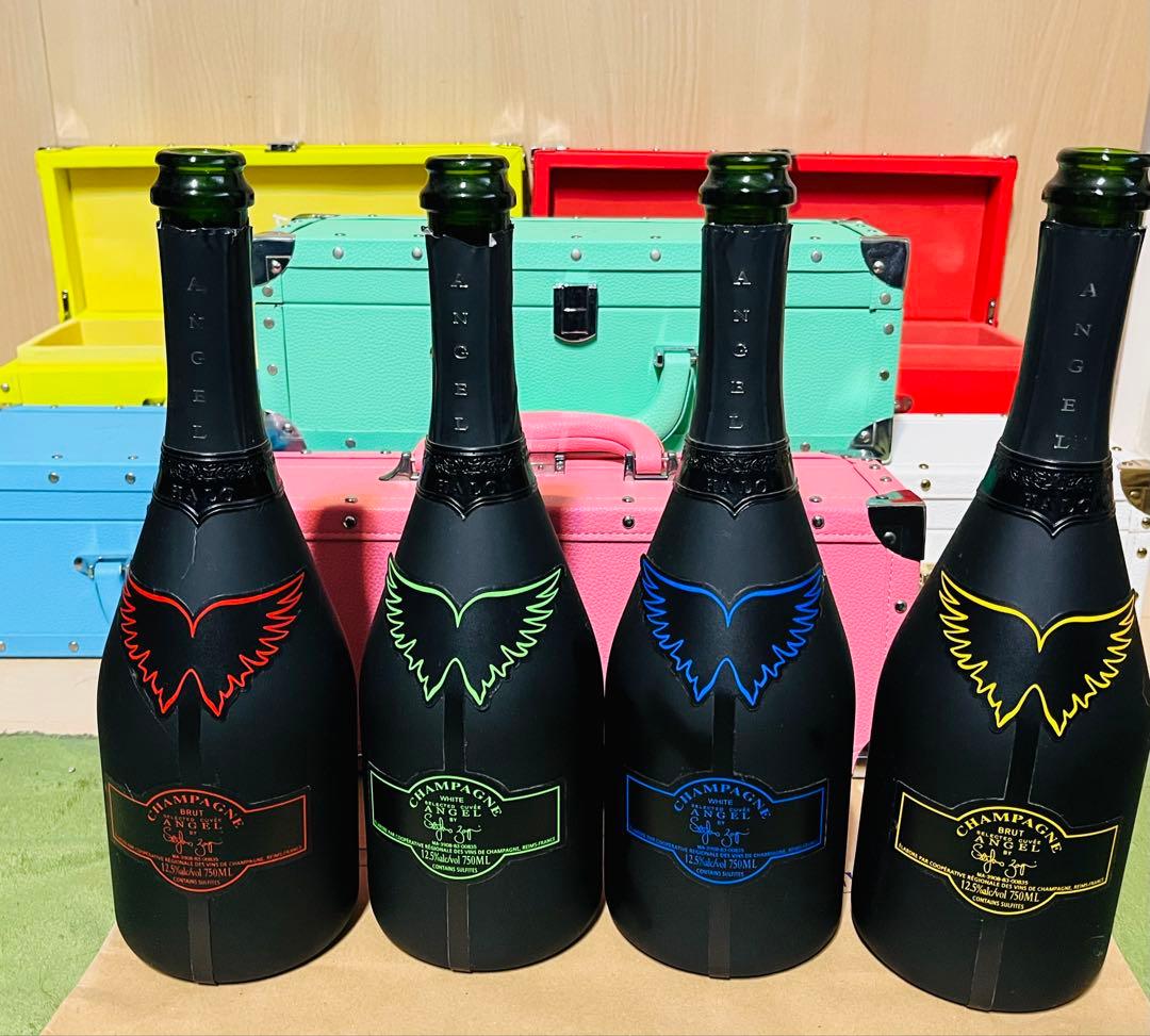 【箱＆空き瓶のみ】エンジェル シャンパン6箱セット