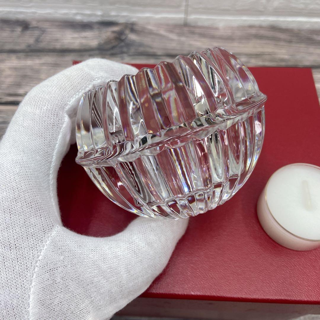 【未使用】Baccarat バカラ ミルニュイ　キャンドル ホルダー