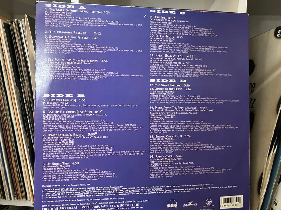 USオリジナル盤 Mobb Deep / The Infamous