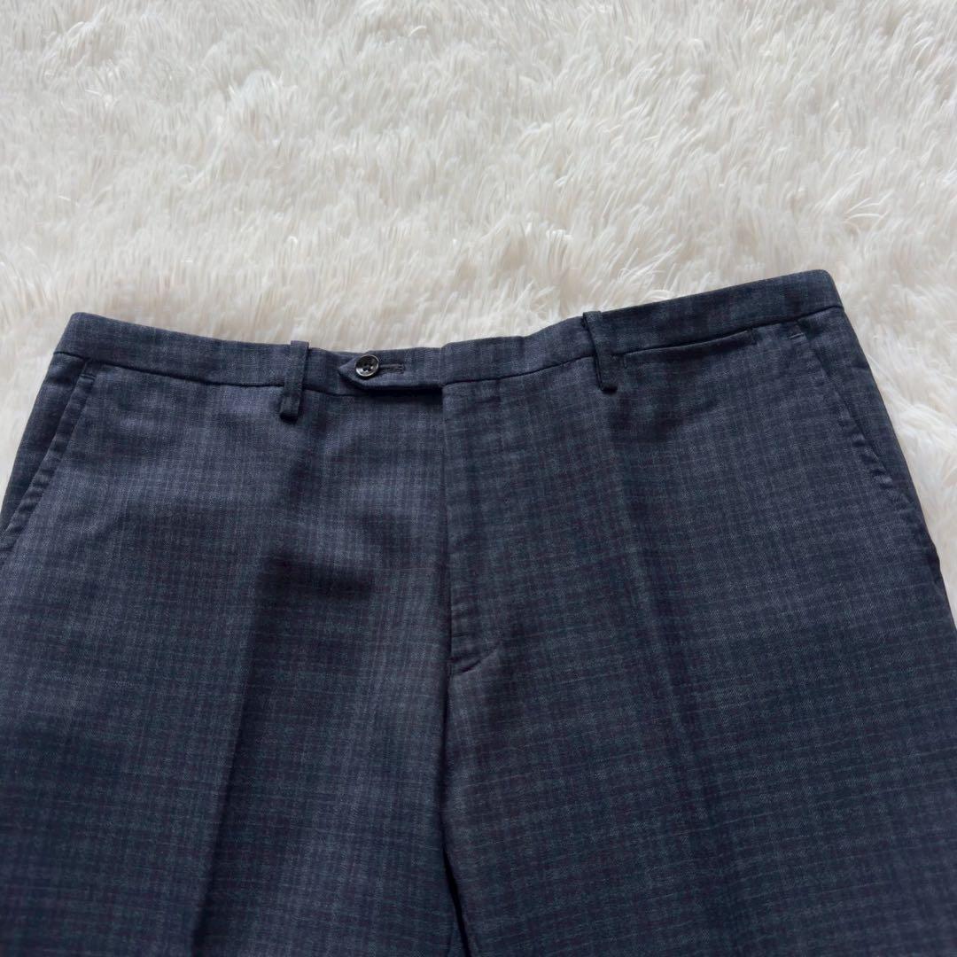 SUIT SELECT✨セットアップ スーツ タータンチェック　ネイビー　AB6