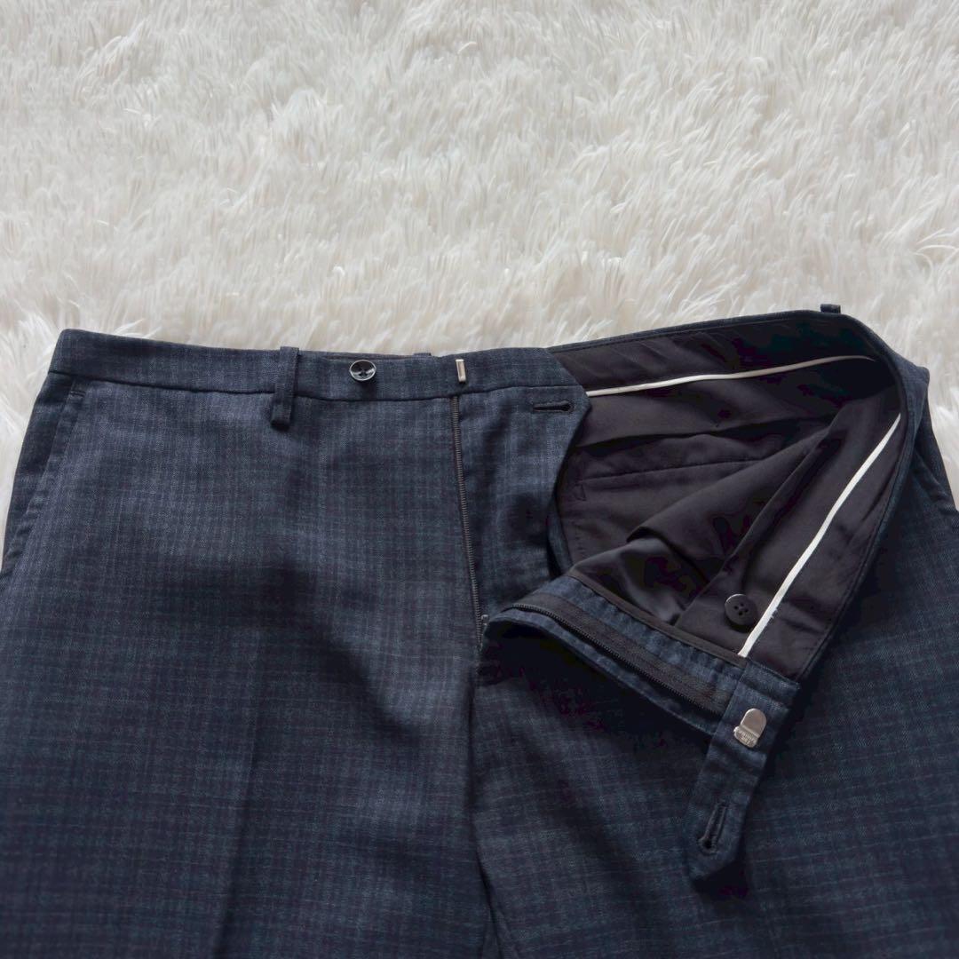 SUIT SELECT✨セットアップ スーツ タータンチェック　ネイビー　AB6