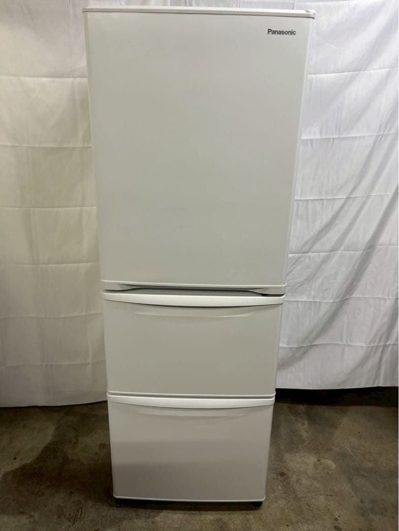 Panasonic 3ドア冷蔵庫 NR-C343C 2022年製 335L 右開
