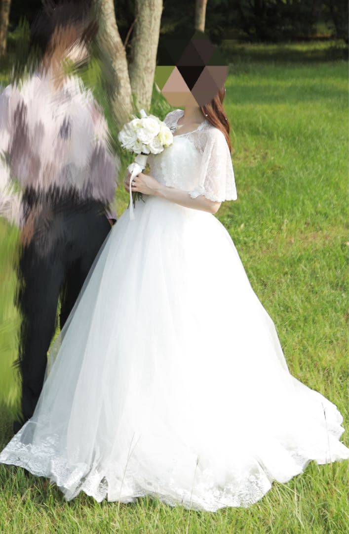 ウェディングドレス グレースシトラス+ワイヤレスパニエ