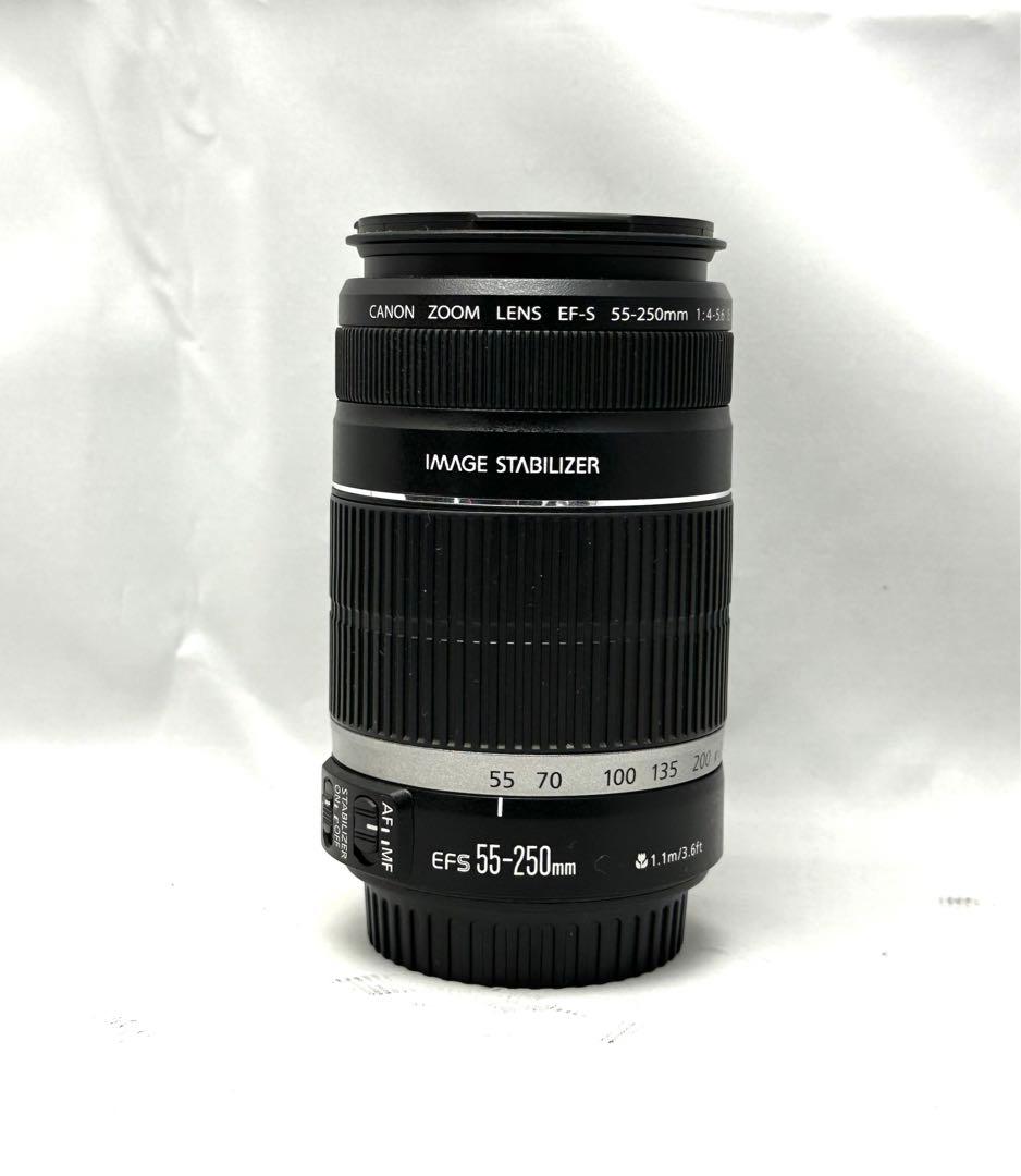 美品　キヤノン EFレンズ EF-S55-250mm F4-5.6 IS STM