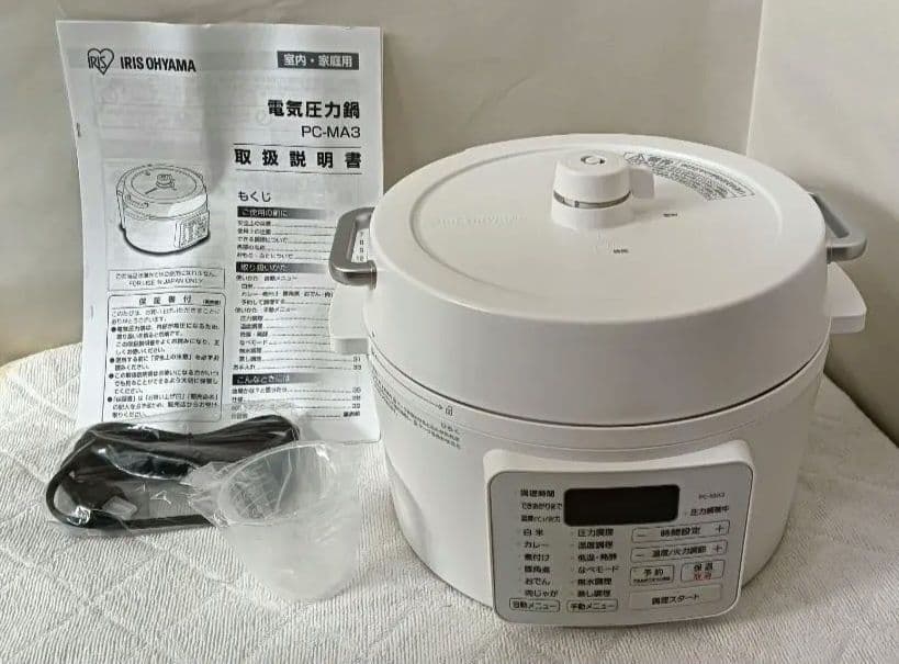 【新品未使用】IRIS OHYAMA アイリスオーヤマ 電気圧力鍋 PC-MA3