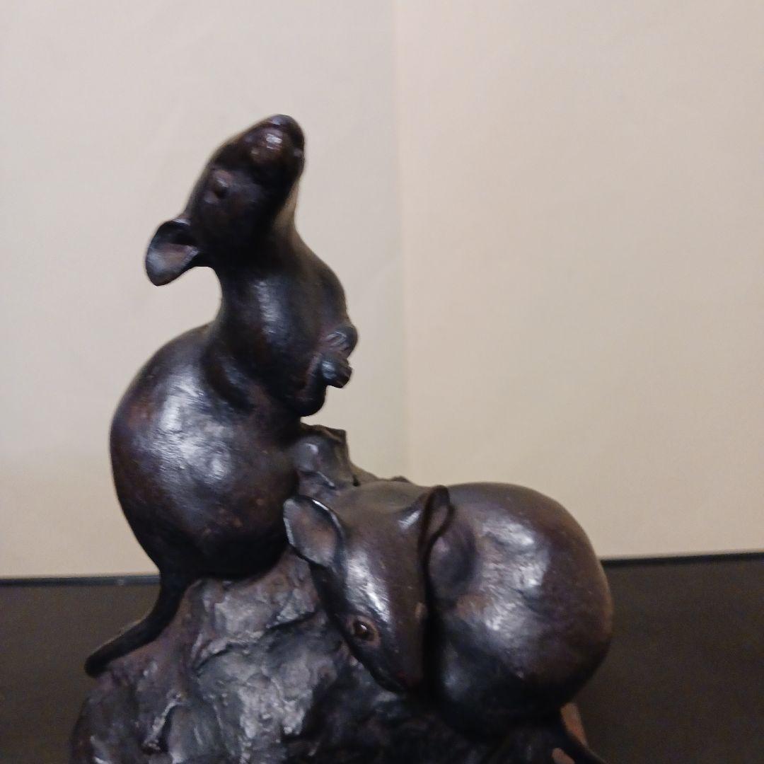 中村晋也 『天に架ける』ブロンズ像 / 干支 子