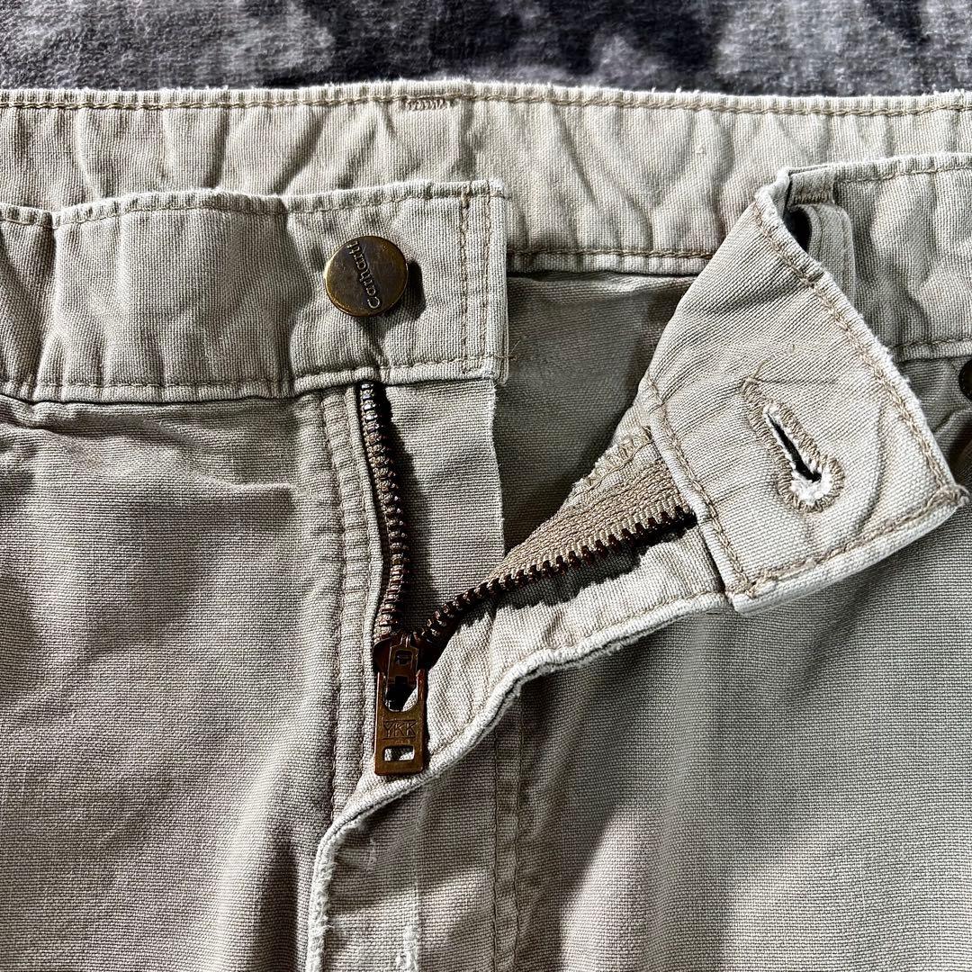 レザータグ×極上フェード◎リアルワークの逸品ダック 一点物 ゆるだぼ