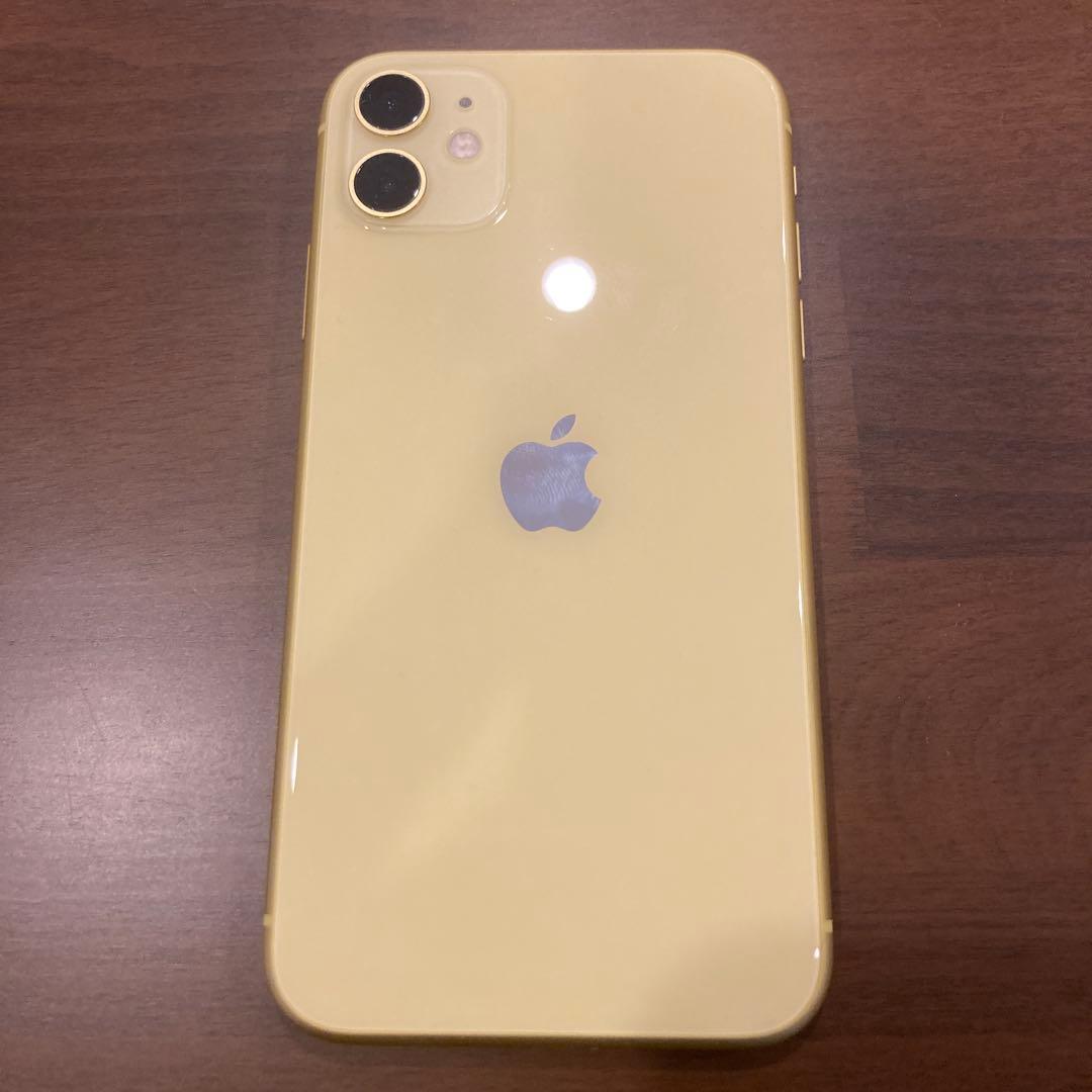 iPhone 11 yellow 128GB MHDL3J/A 箱付き