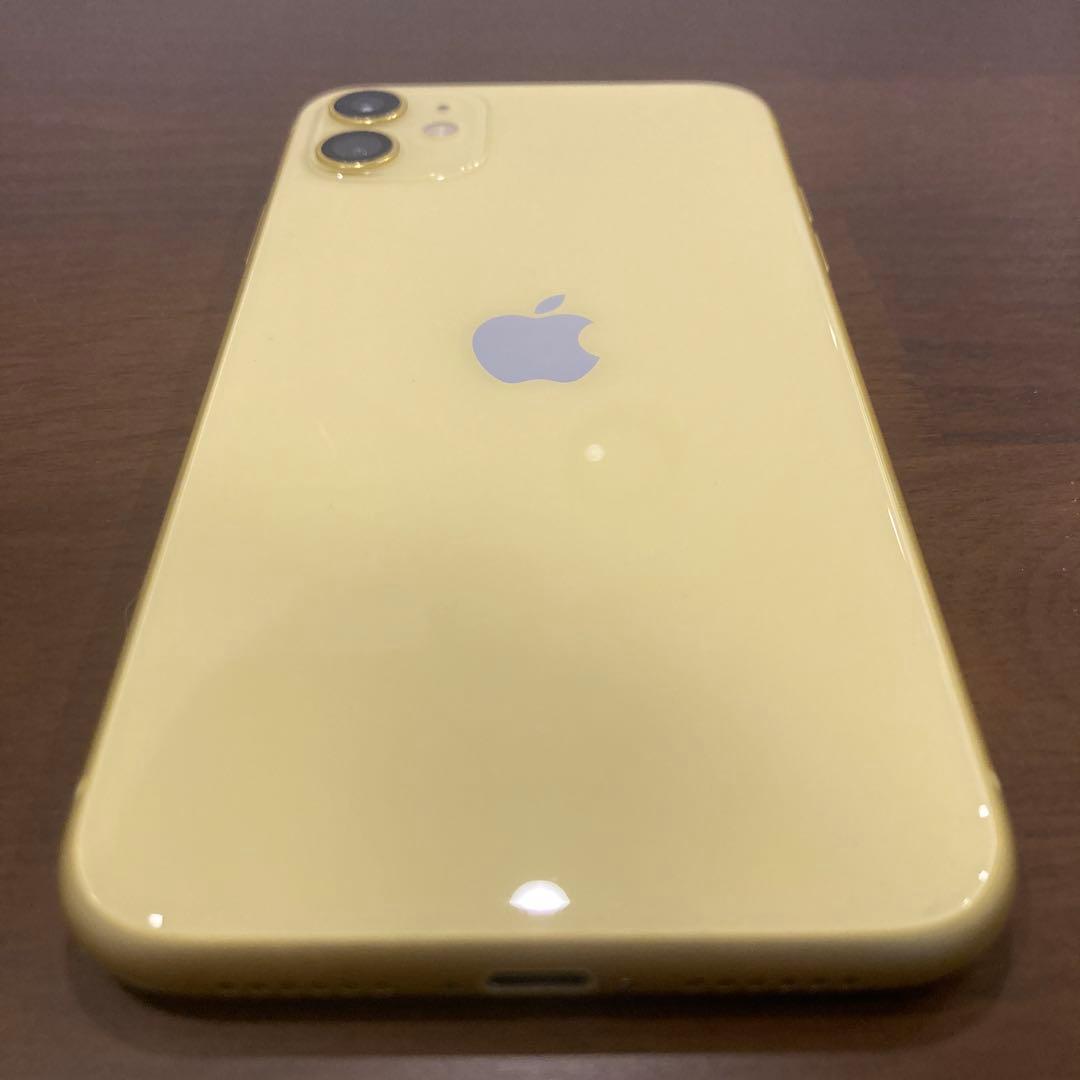 iPhone 11 yellow 128GB MHDL3J/A 箱付き
