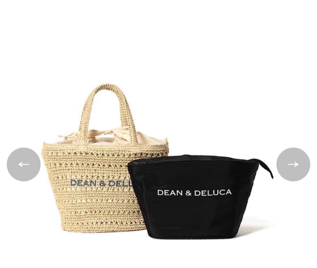 DEAN & DELUCA BEAMS クロッシェバスケットバッグM
