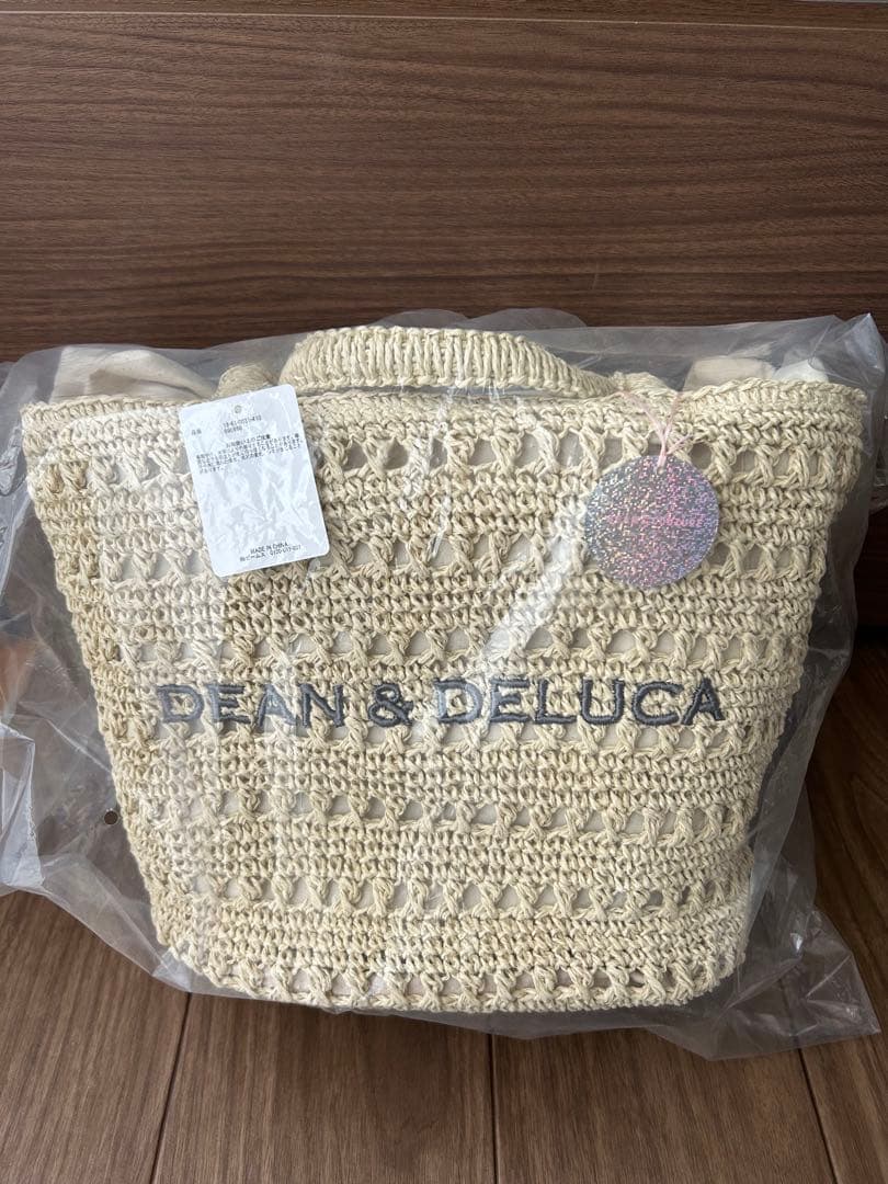 DEAN & DELUCA BEAMS クロッシェバスケットバッグM