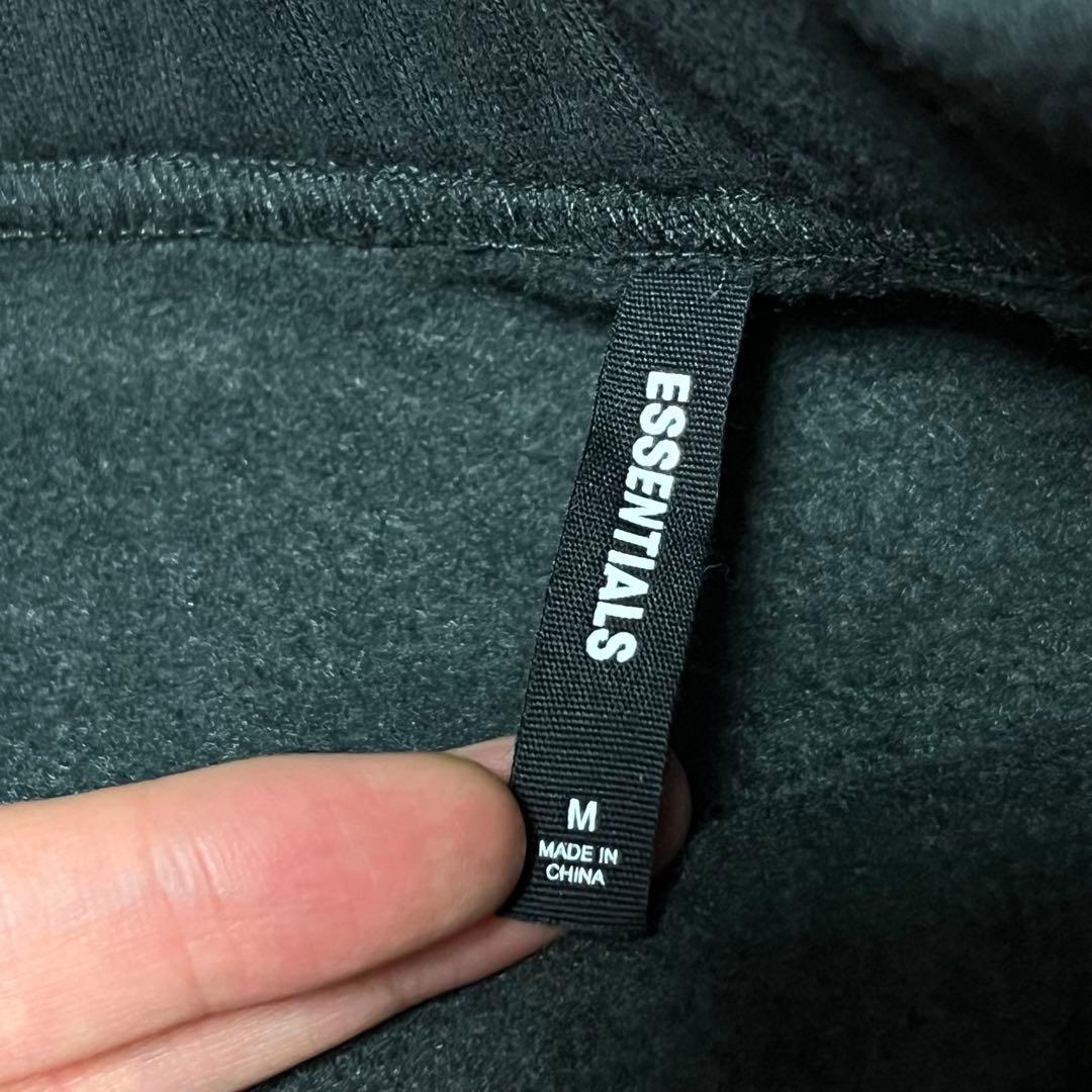 Fog Essentials スウェットパンツブラック　黒　裏起毛　反射フォント