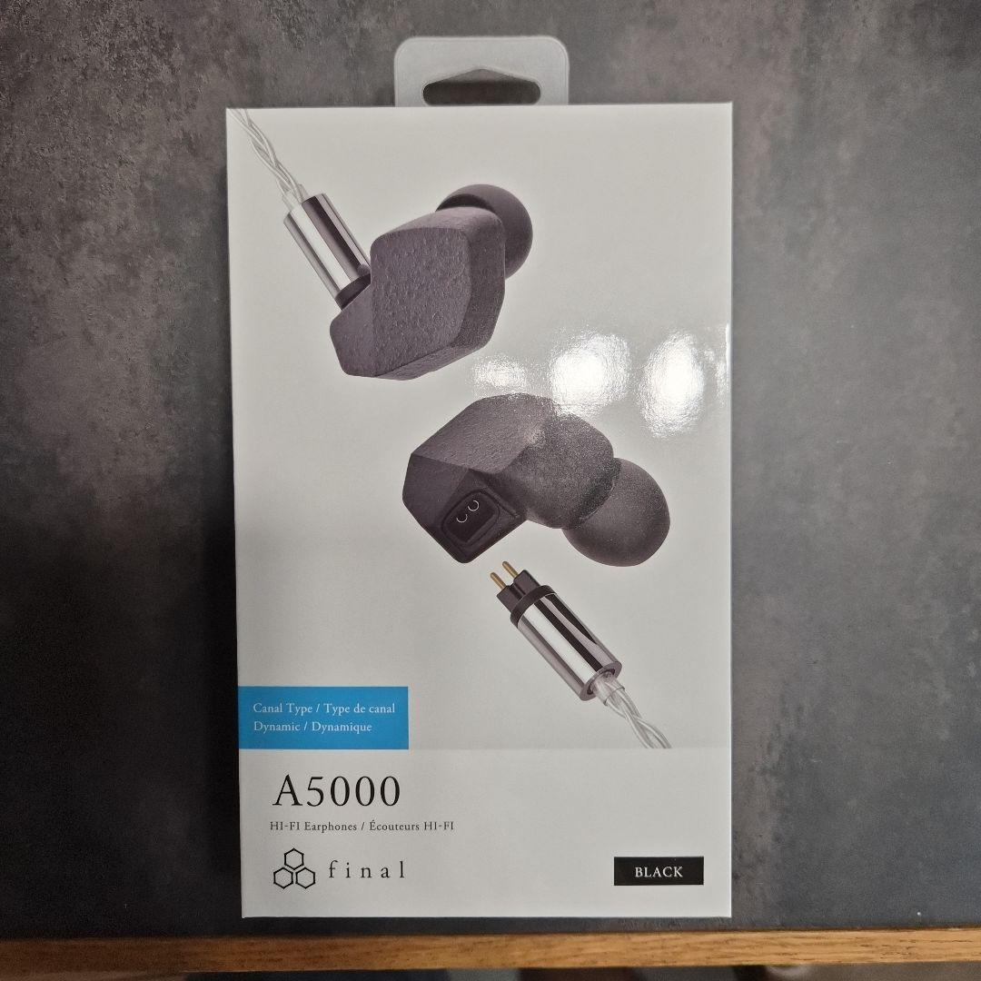 final A5000 ブラック 有線イヤホン