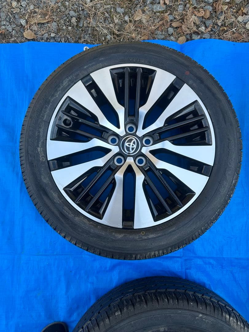 30系後期アルファード&ヴェルファイア純正18インチ ホイールタイヤセット