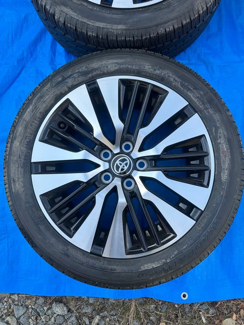 30系後期アルファード&ヴェルファイア純正18インチ ホイールタイヤセット