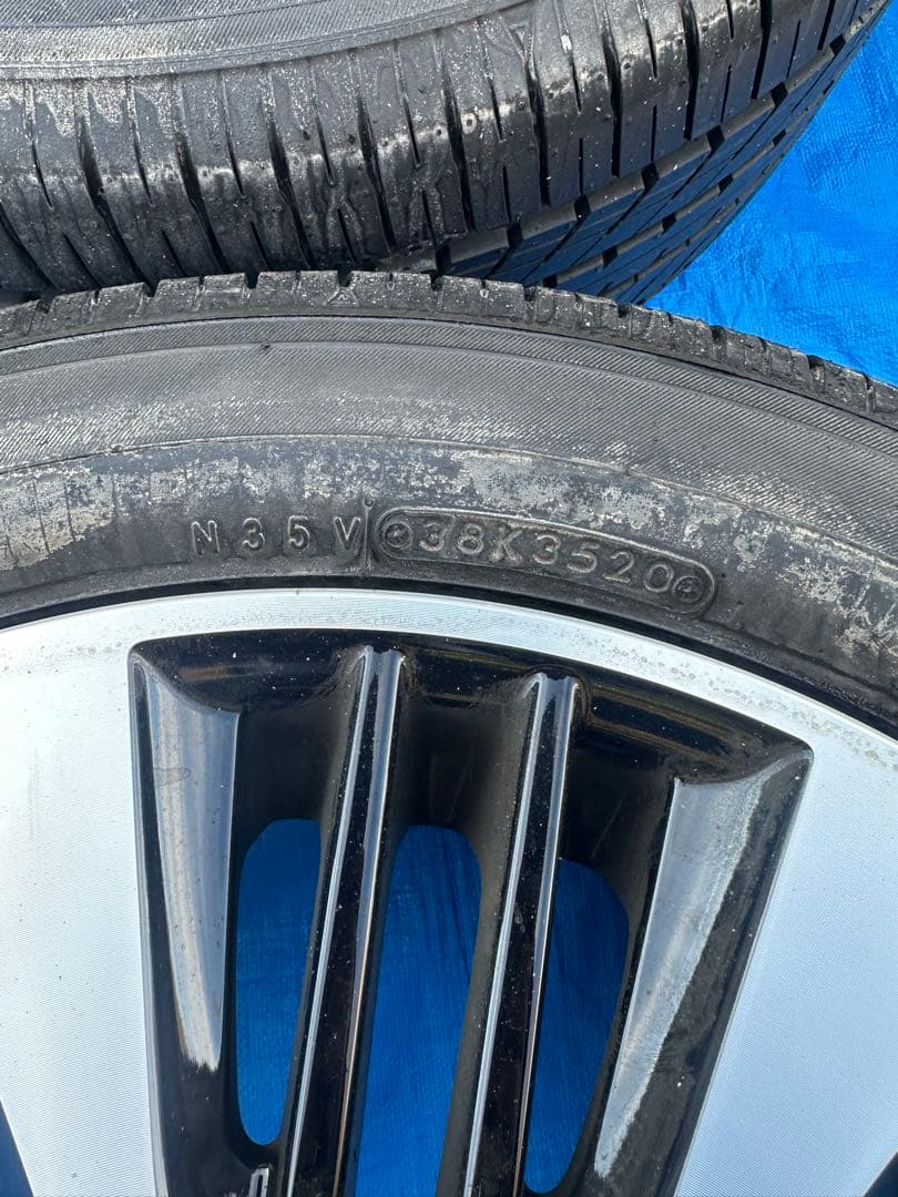 30系後期アルファード&ヴェルファイア純正18インチ ホイールタイヤセット