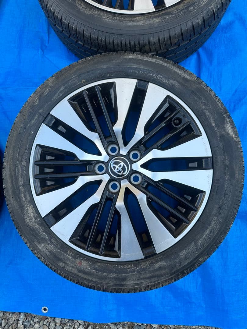 30系後期アルファード&ヴェルファイア純正18インチ ホイールタイヤセット