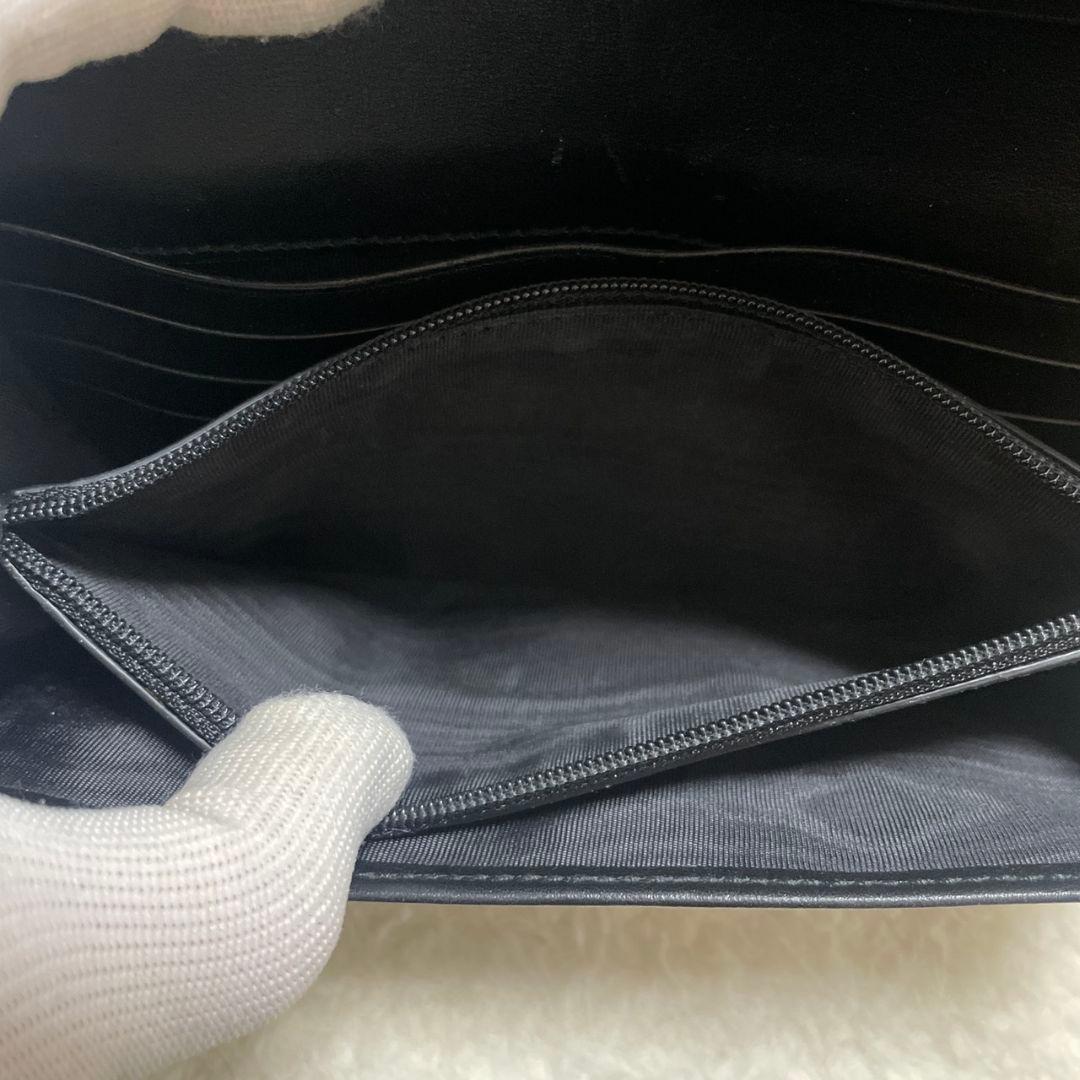 GUCCI　グッチ　長財布　マイクロシマ　ブラック　極美品‼️
