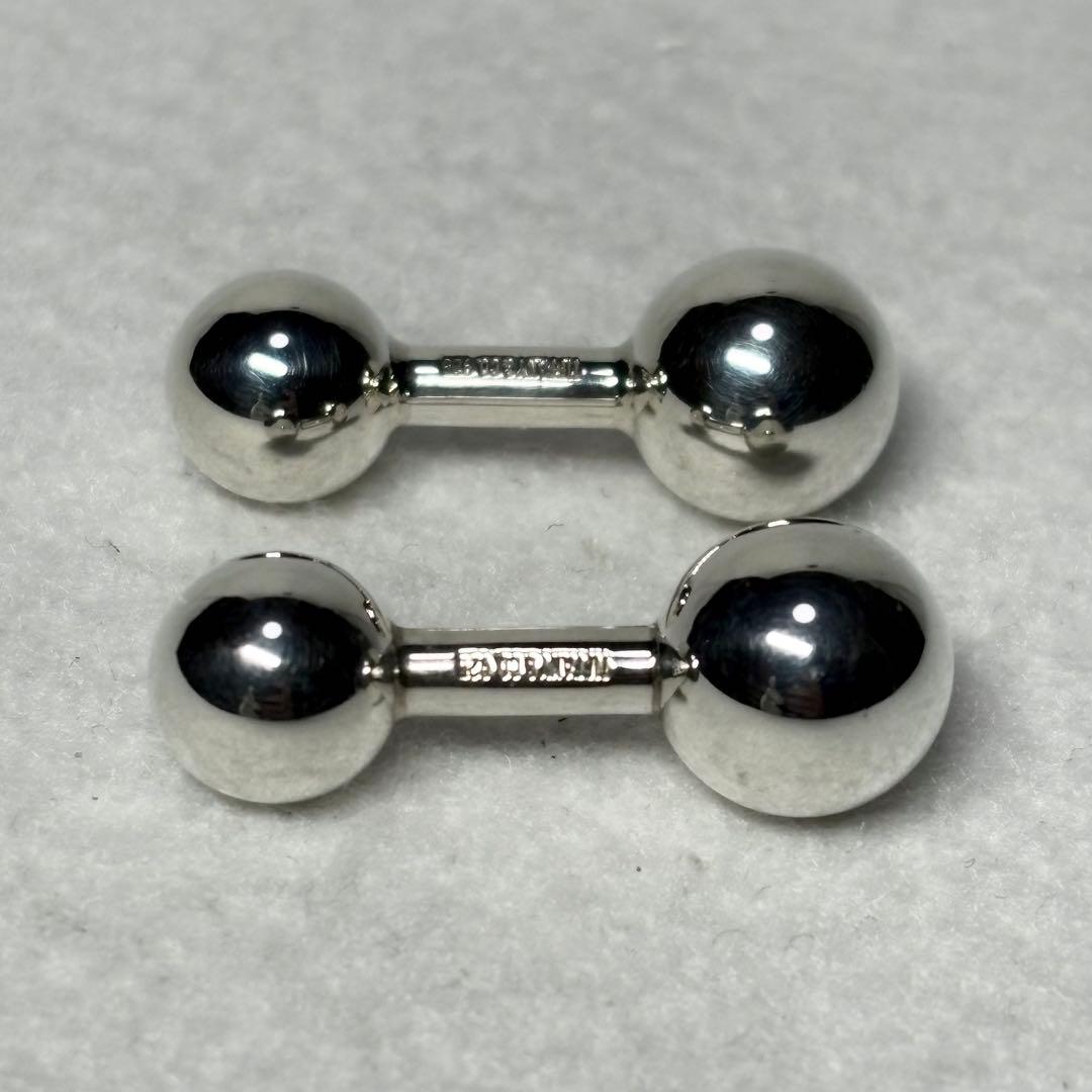 【美品】Tiffany&Co. ティファニー カフリンクス カフス ダンベル